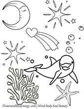 Load image into Gallery viewer, Color Your Soul- Free Affirmation PDF Coloring Sheet