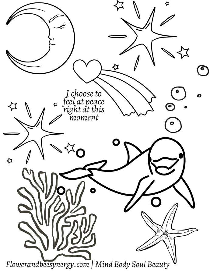 Color Your Soul- Free Affirmation PDF Coloring Sheet